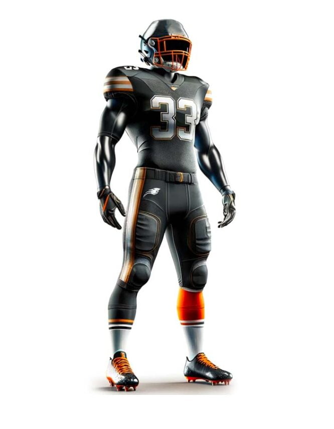 american football uniforms jersey and pants